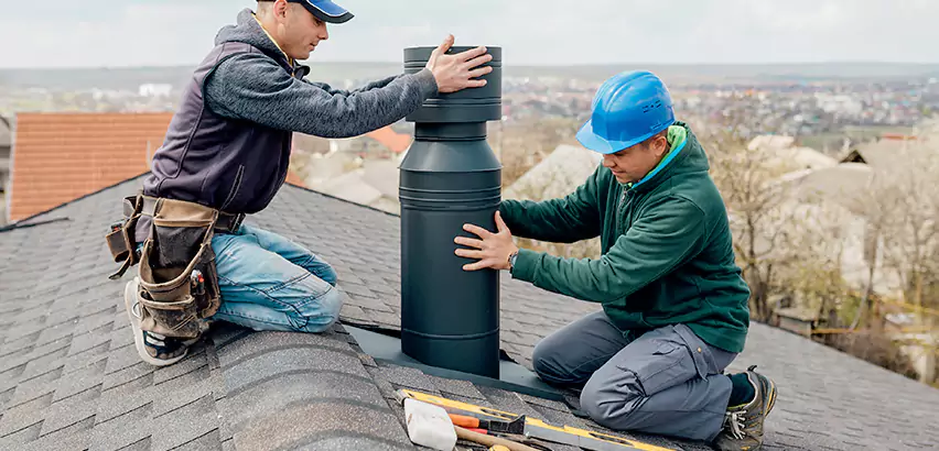 Chimney Flashing Replacement for Storm Damage in Lockport