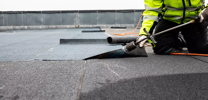 Residential Flat Roof Repair in Lockport