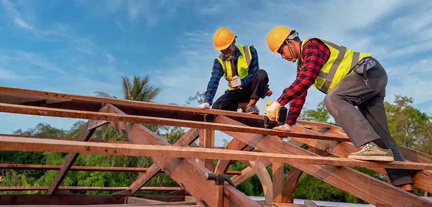 Mobile Home Roof Truss Repair in Lockport