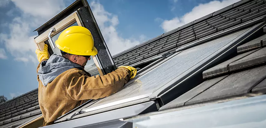 Skylight Flashing Repair in Lockport